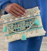 Load image into Gallery viewer, Palma embellished clutch bag
